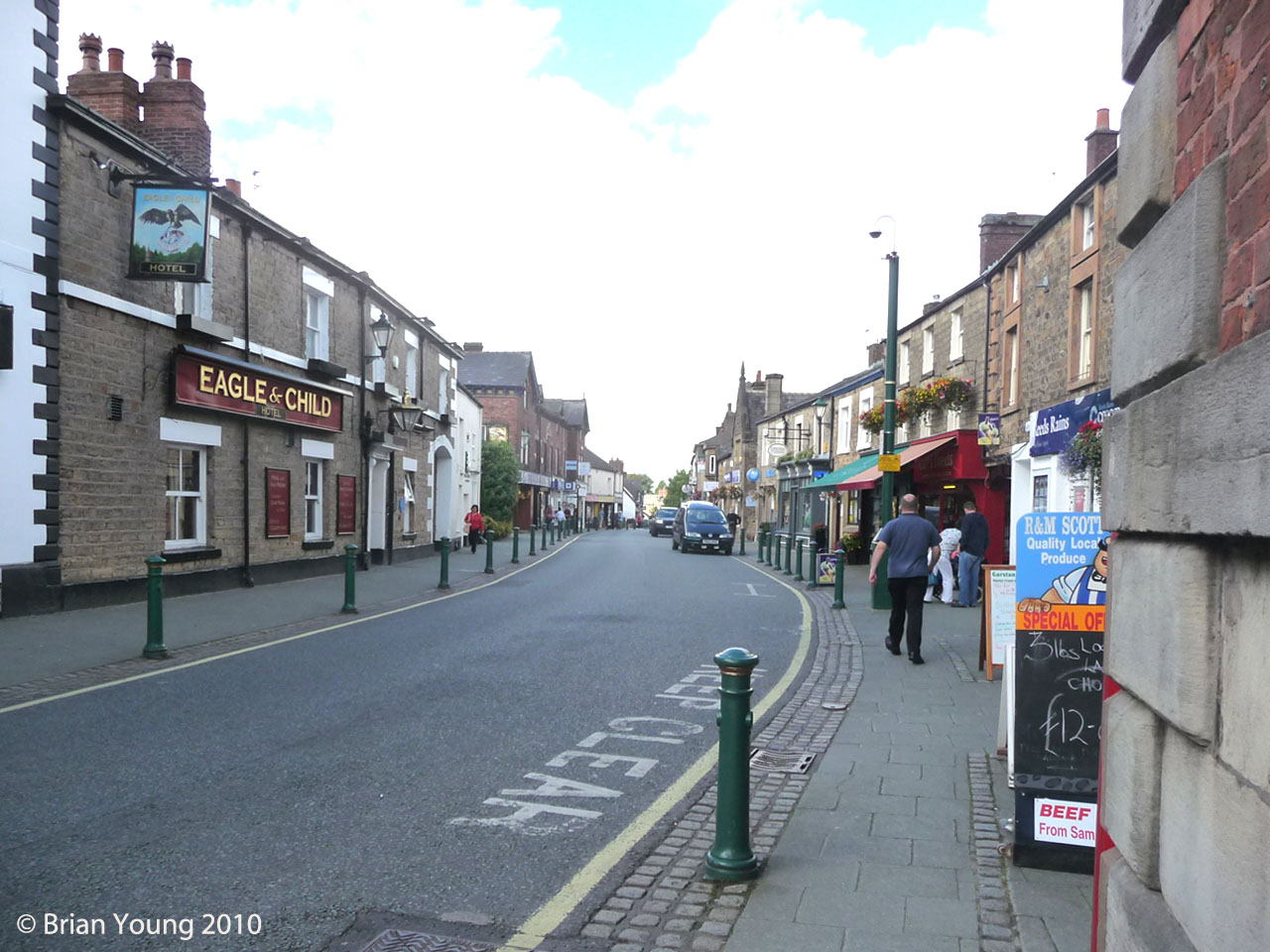 The Town of Garstang. Photograph supplied by and  of Brian Young